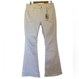 MANGO MNG Flare Mid Rise Jeans